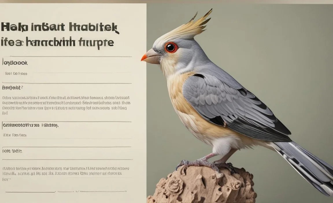 Setting Up Your Cockatiel Logbook