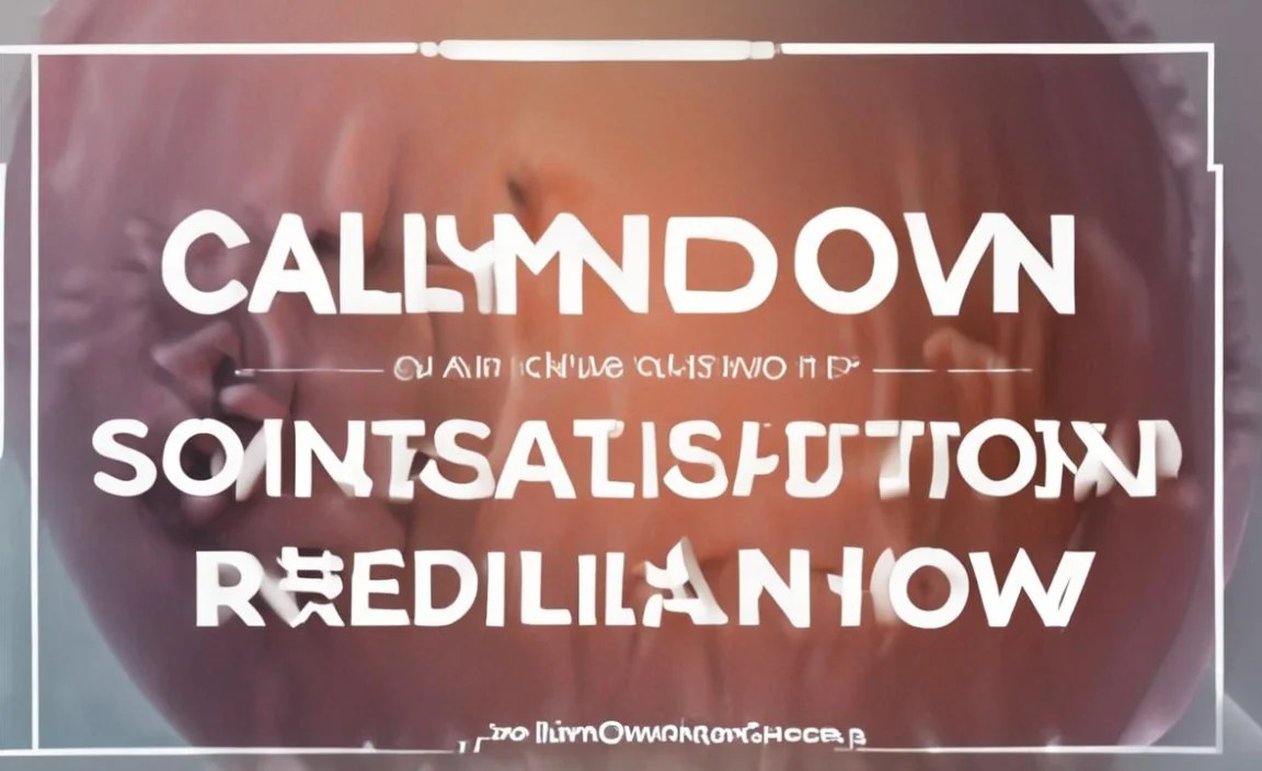 Calm Down: Reduce Overstimulation Vocalizing Now