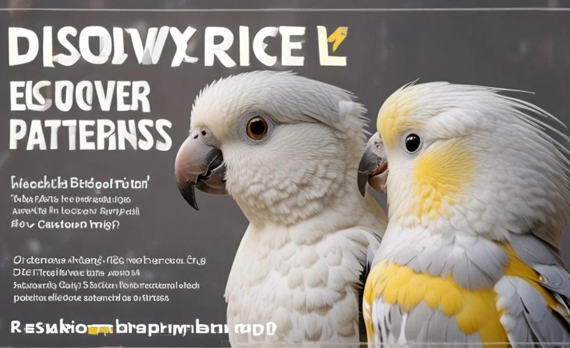 Discover Cockatiel Patterns Post-Molting Explained!