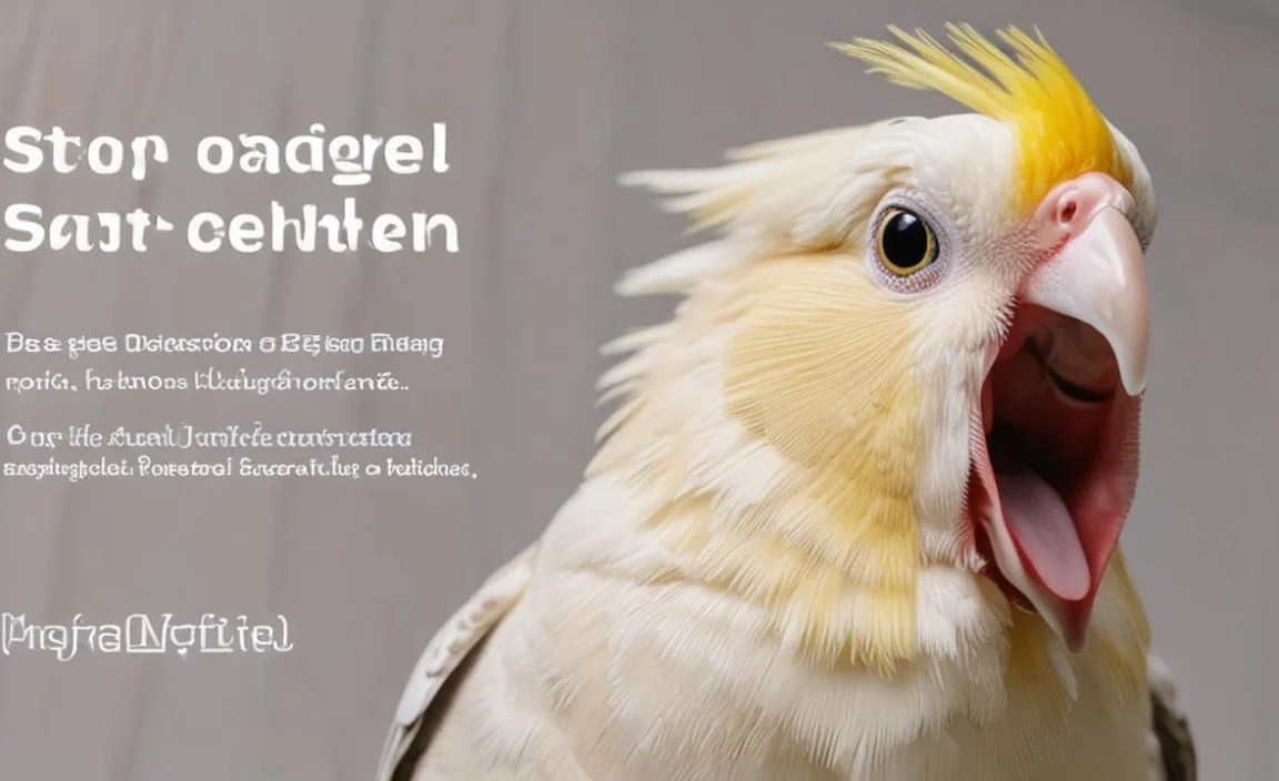 Stop Cockatiel Screaming: Effective Tips & Tricks