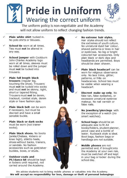 Uniform & Equipment Cockburn John Charles Academy