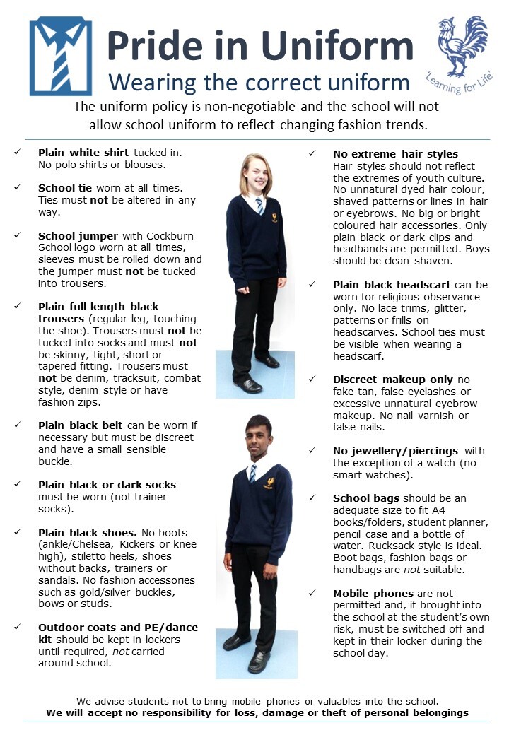 Uniform/Kit Cockburn School