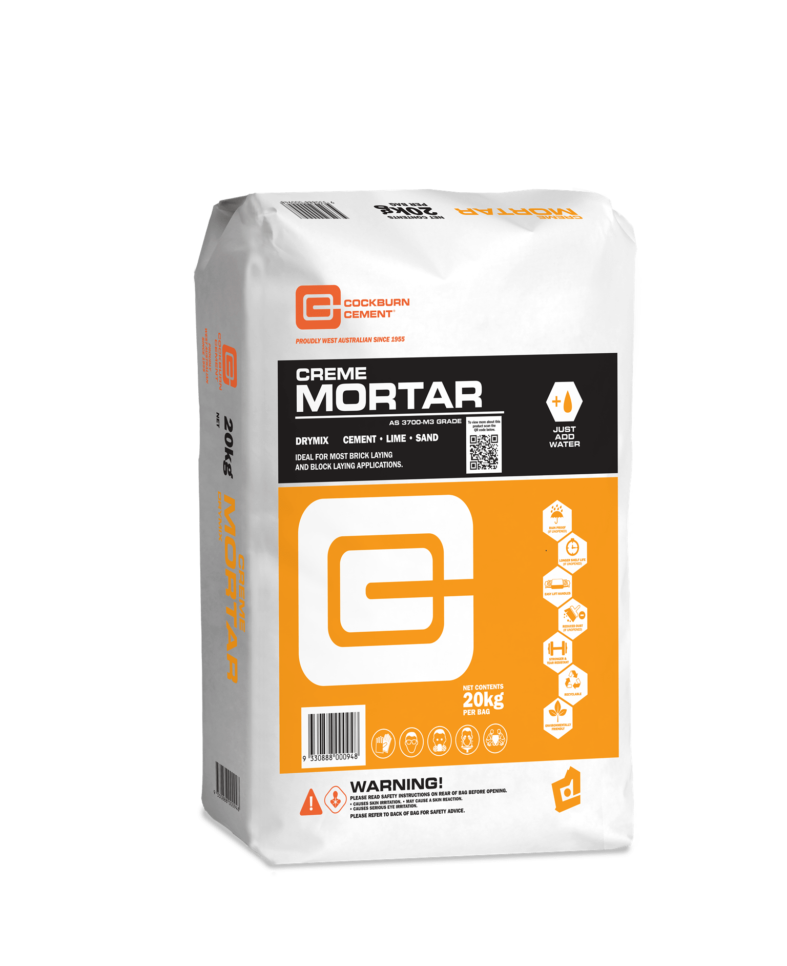 Cream Mortar Pack Cockburn Cement