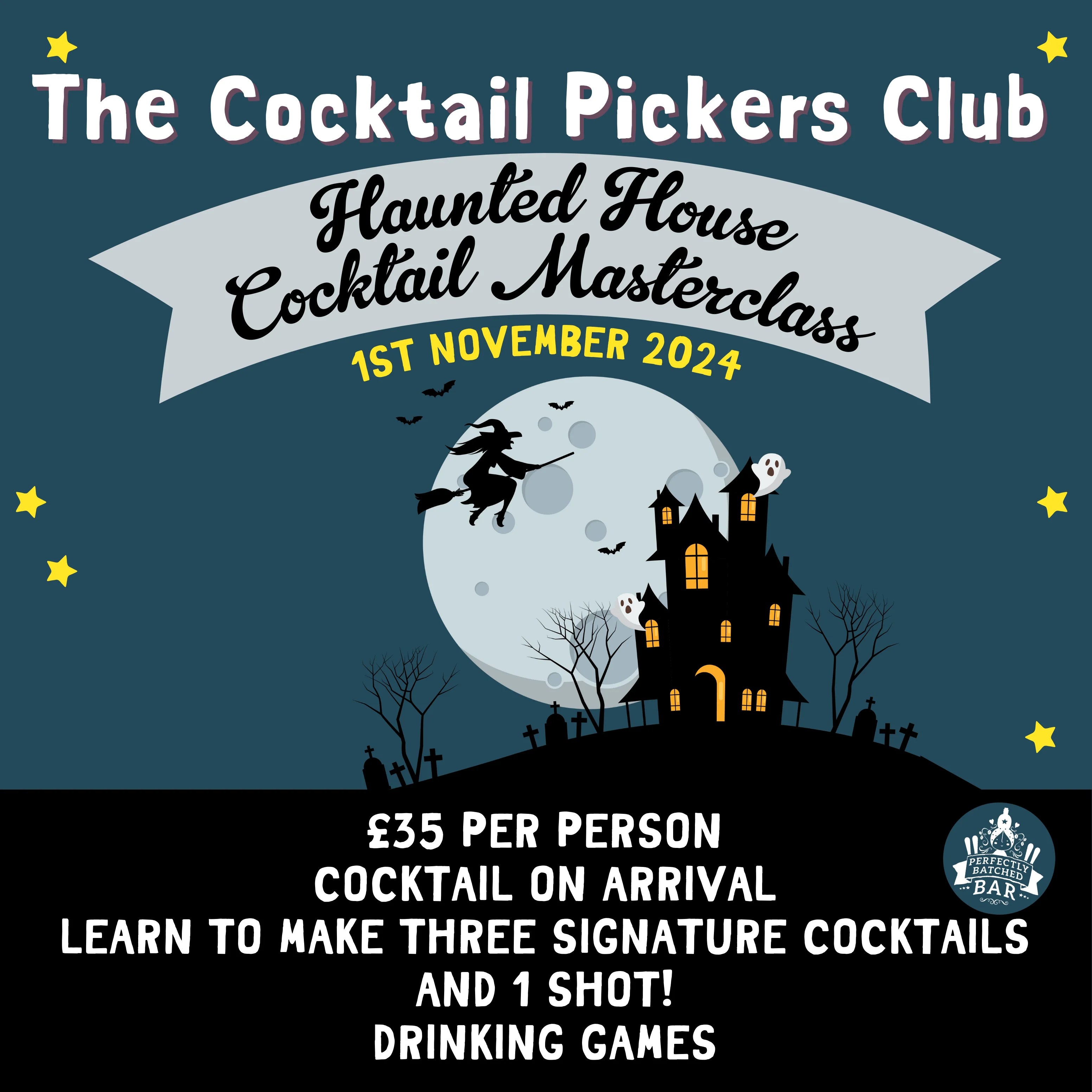 Haunted House Cocktail Masterclass Tickets Cocktail Pickers