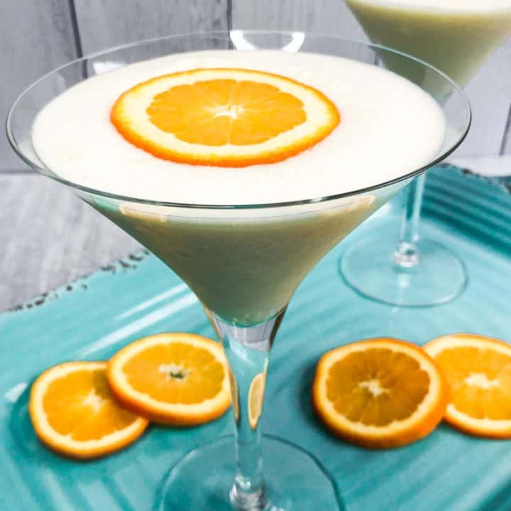 Creamsicle Martini Cocktail