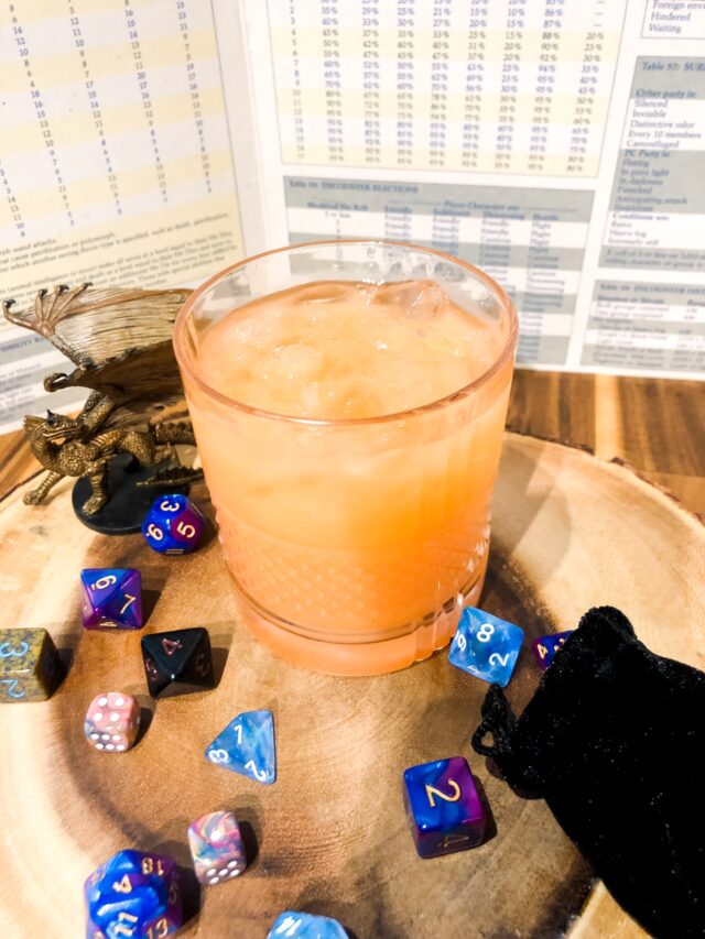 Dragon's Breath Cocktail D & D Themed Drink