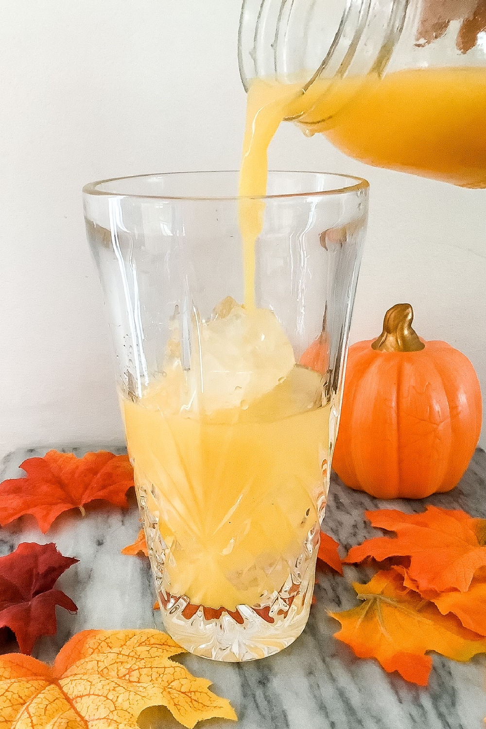 Jack O' Lantern Cocktail For Halloween