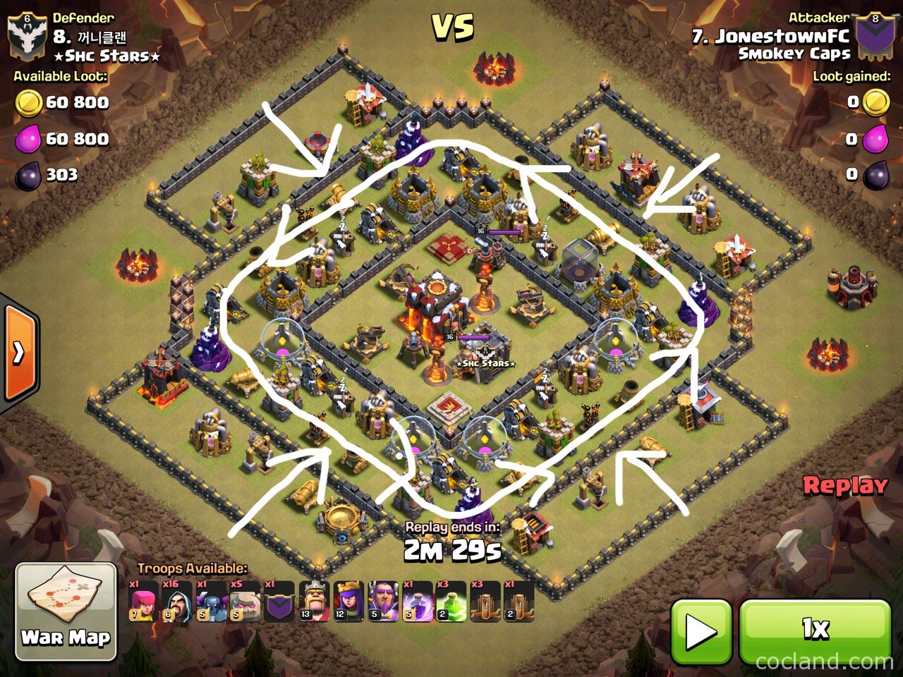 6 Golem Attack Strategy Clash of Clans Land