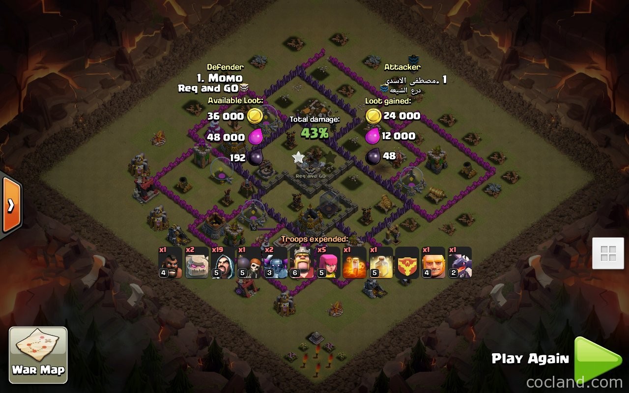 Base Th 9 Anti 3 Bintang Best Th9 War Base Layouts With