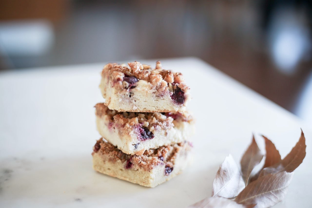 Signature Keto Cranberry Walnut Coffee Cake CocoaBerry Cake Co.