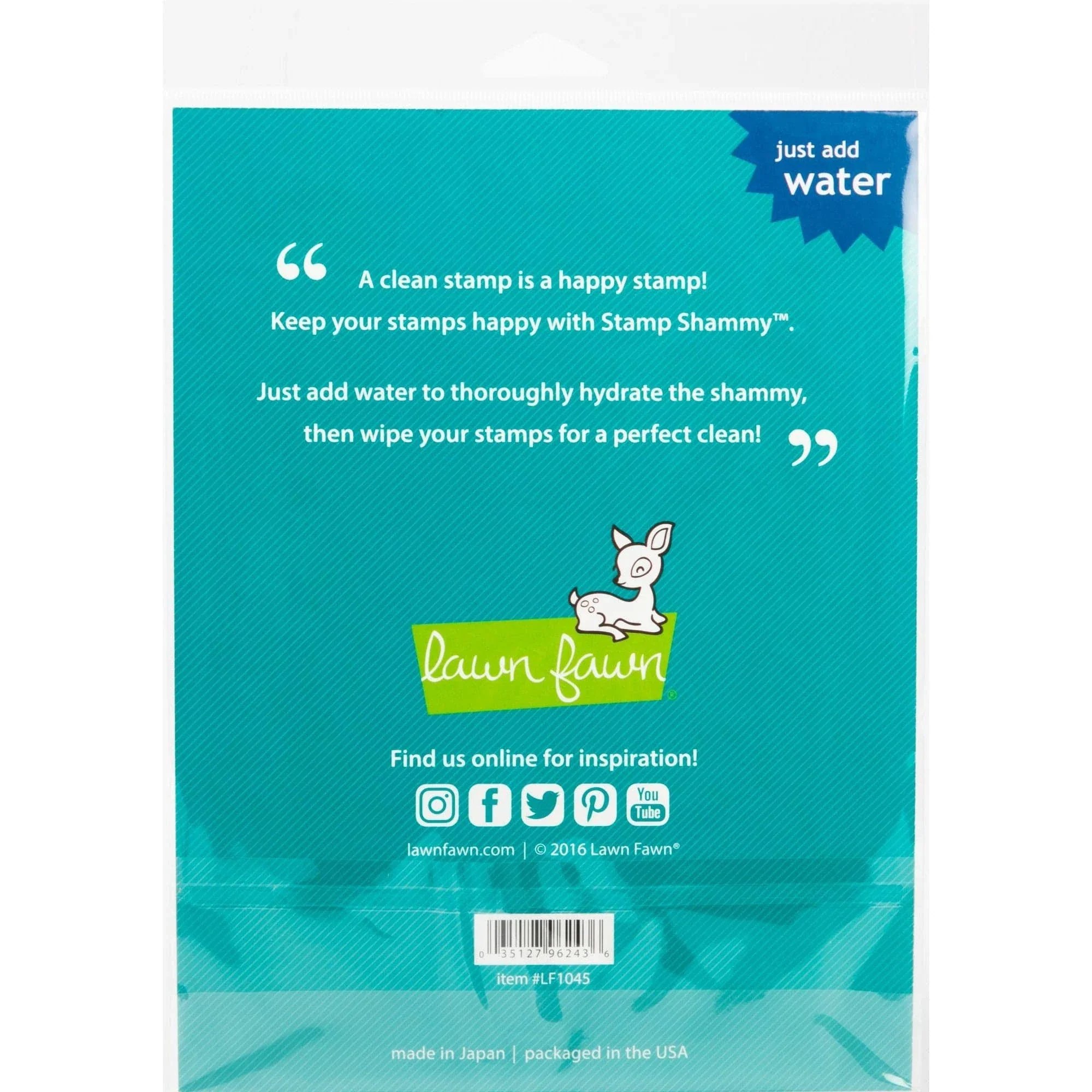 Lawn Fawn Stamp Shammy Cocoa Daisy