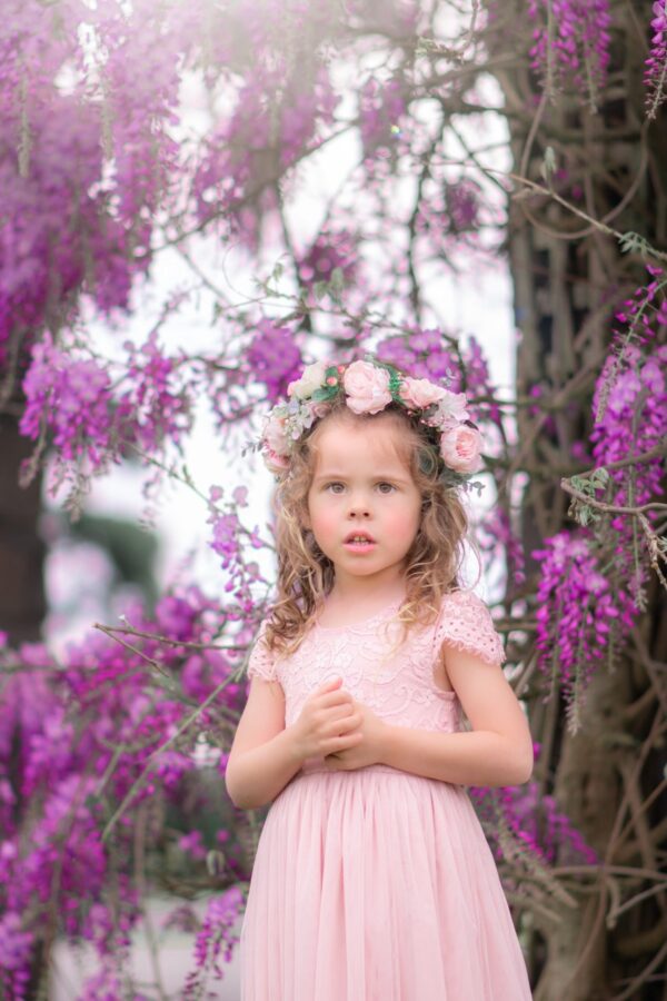 Willamina Flower Crown Coco Blush Boutique Where little girls