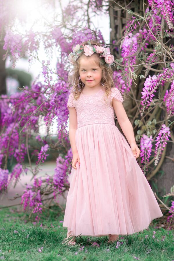 Willamina Flower Crown Coco Blush Boutique Where little girls