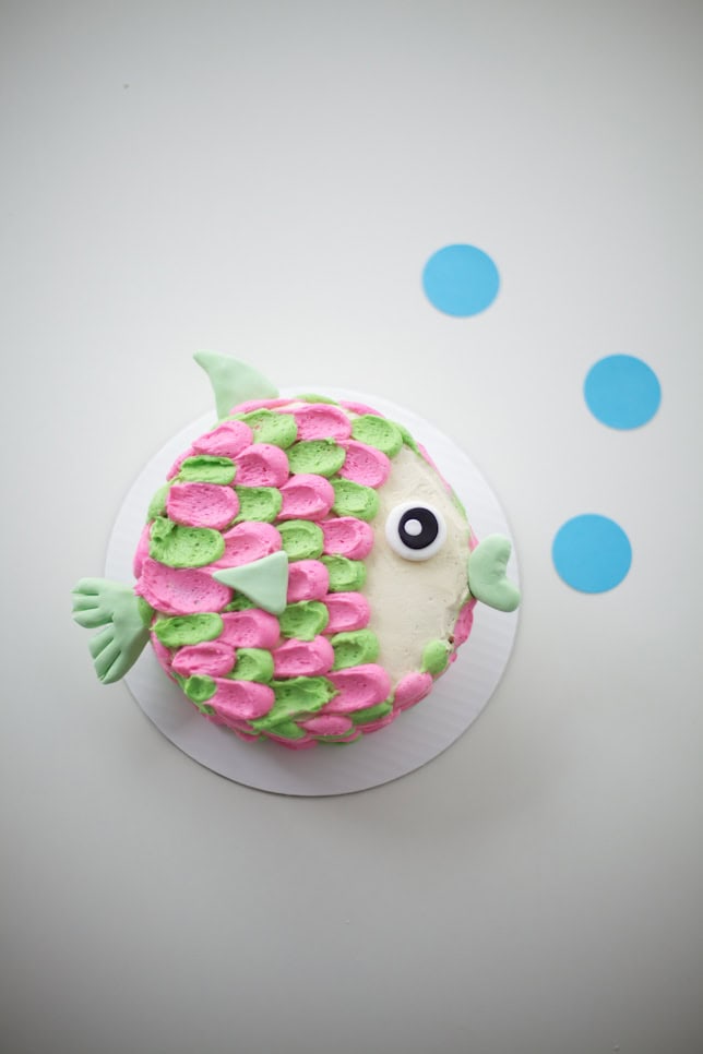 Glub Glub Fish Birthday Cake Tutorial! Coco Cake Land