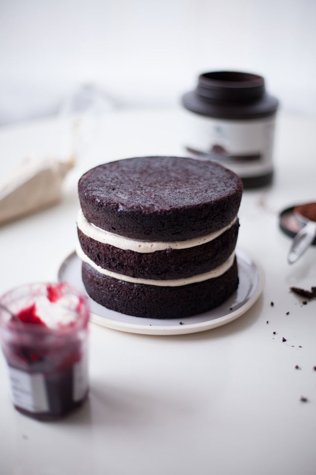 Drip, Drip Chocolate Peanut Butter and Jam Cake Recipe! Coco Cake Land