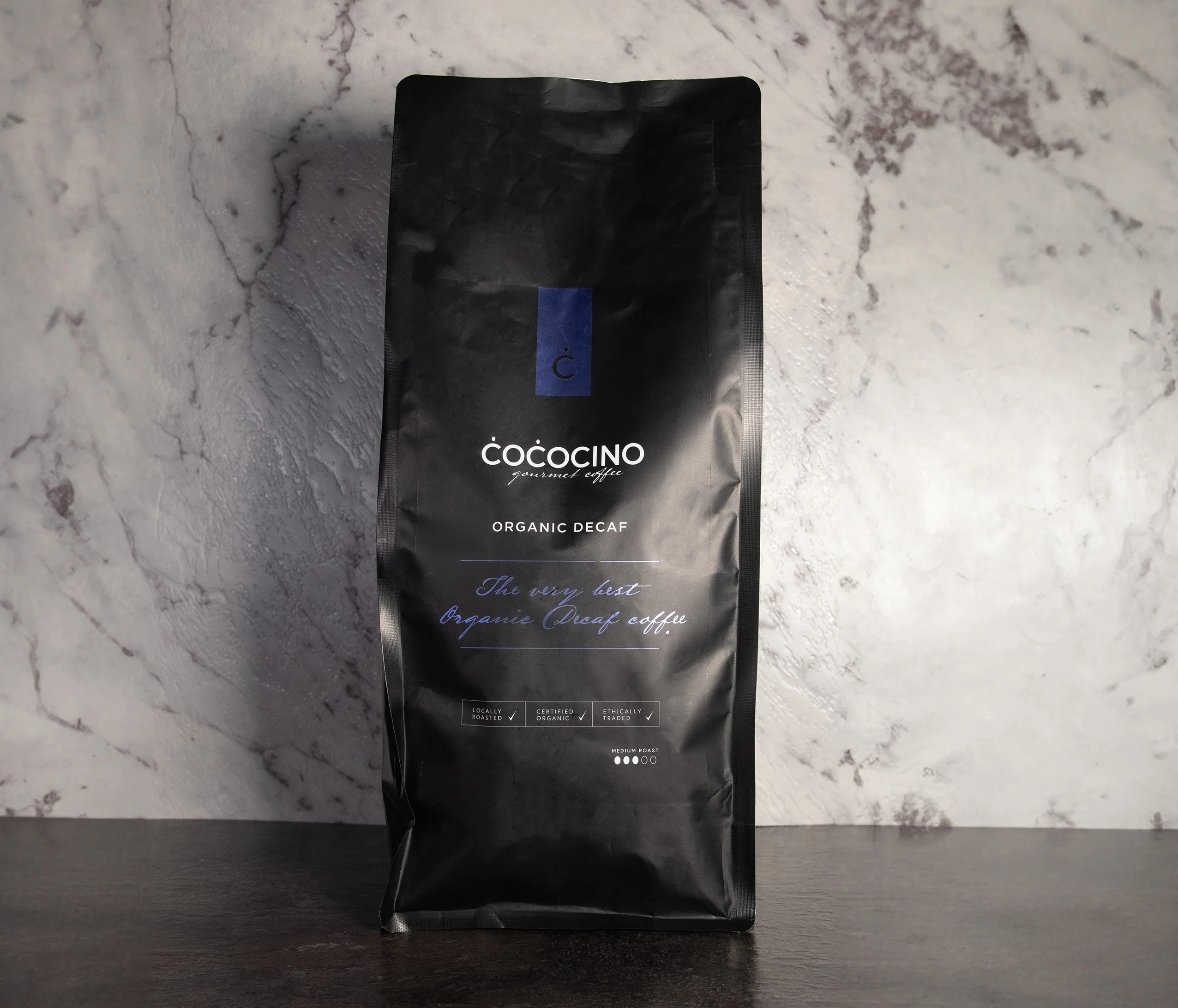 Organic Decaf Coffee Beans 1Kg Cococino Coffee