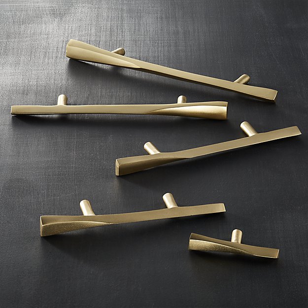 Brass Hardware Megatrend Shiny Knobs + Handles Here to Stay COCOCOZY