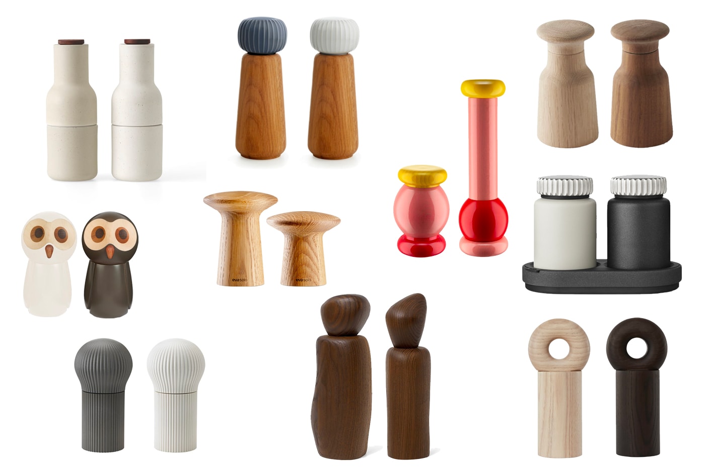 10 Salt and pepper grinder set designs for the modern interior COCO LAPINE DESIGNCOCO LAPINE