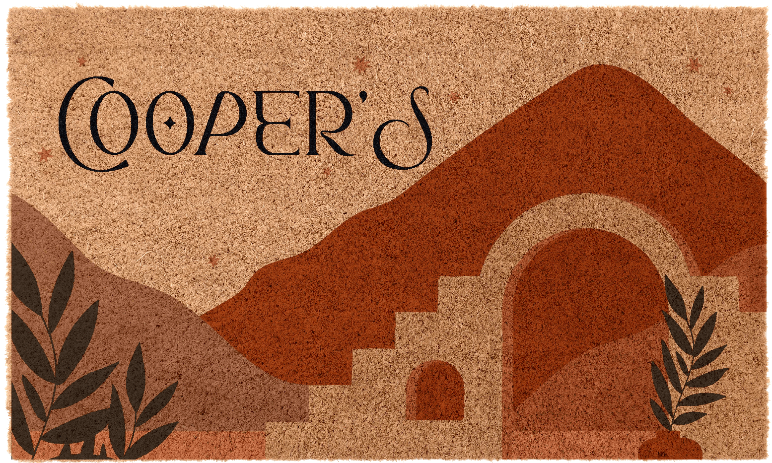 Desert Home Personalized Coco Mats N More