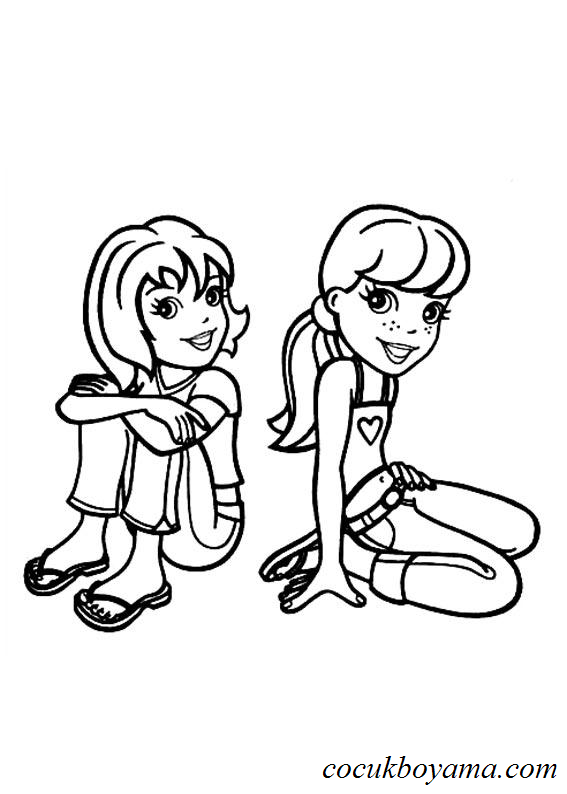 Polly Pocket Ücretsiz Boyama Resimleri