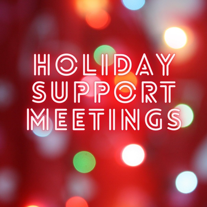 Holiday Support Meetings Christmas Eve Event