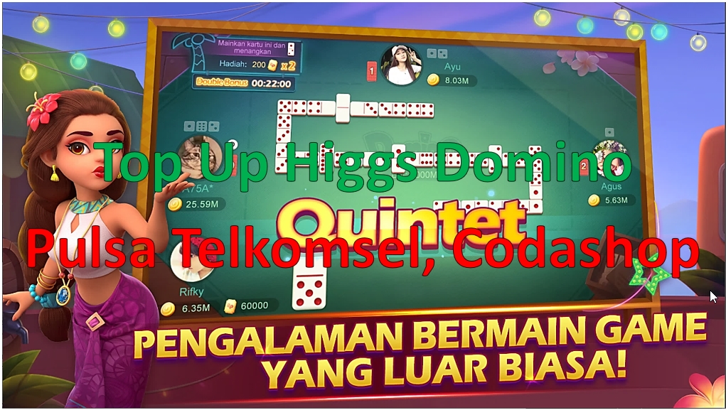Top Up Higgs Domino Pulsa Telkomsel,