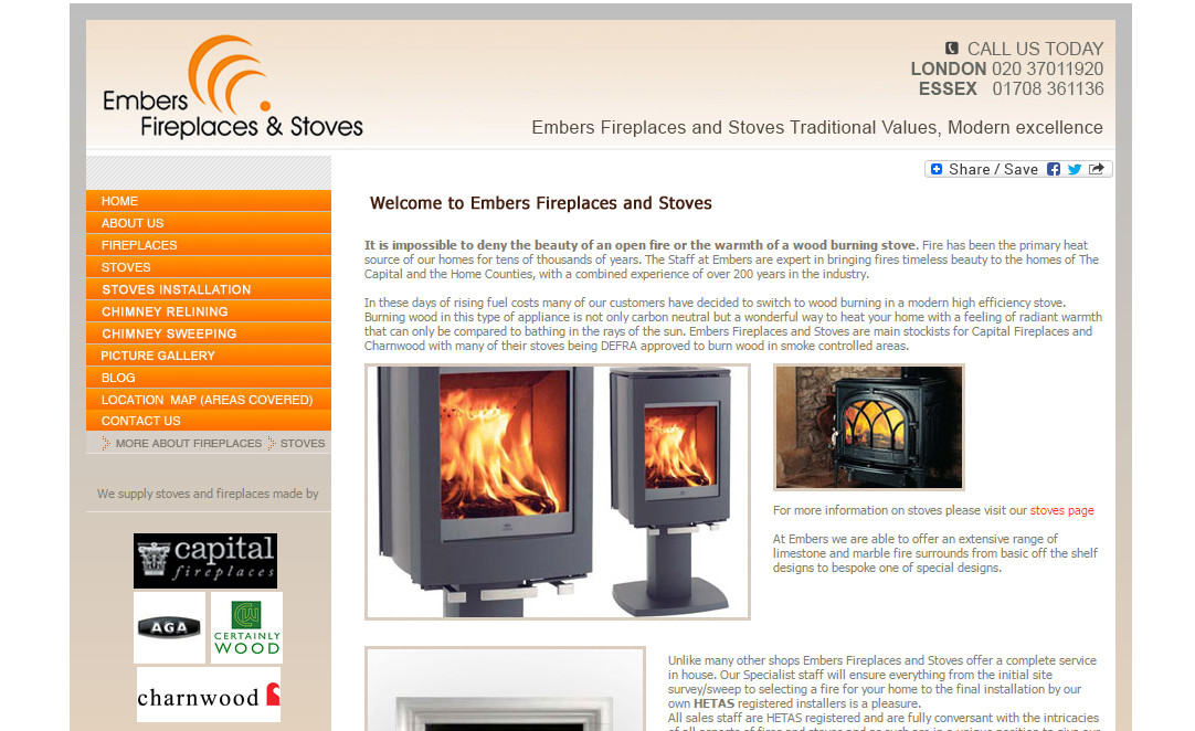 Embers Fireplaces and Stoves Codastar Ltd