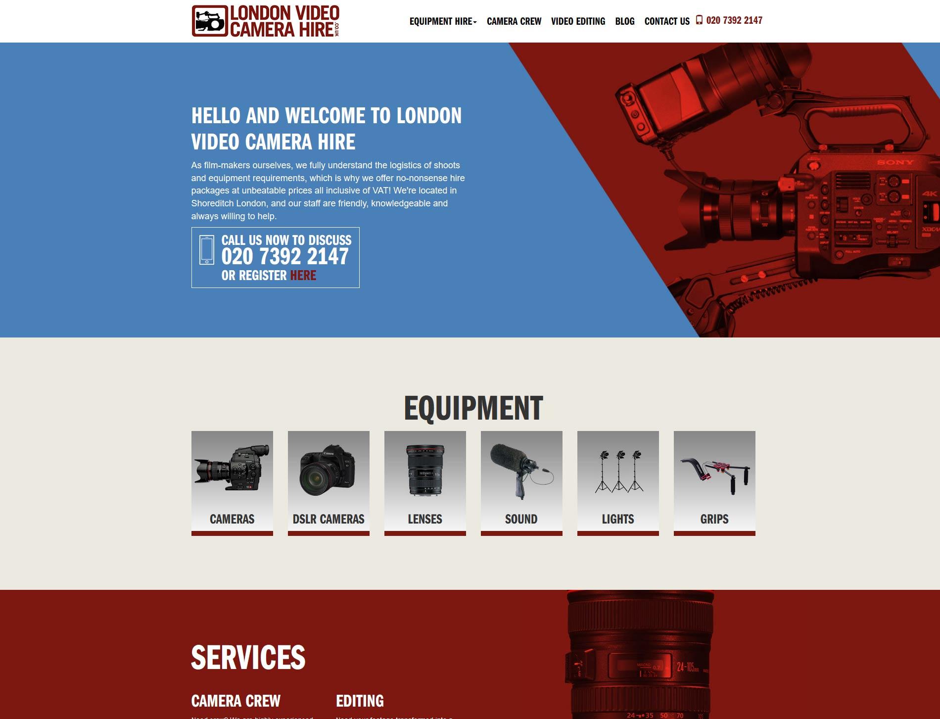 London Video Camera Hire Codastar Ltd