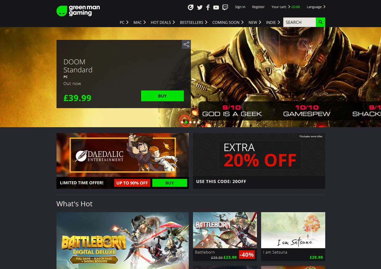 Green Man Gaming Codastar Ltd