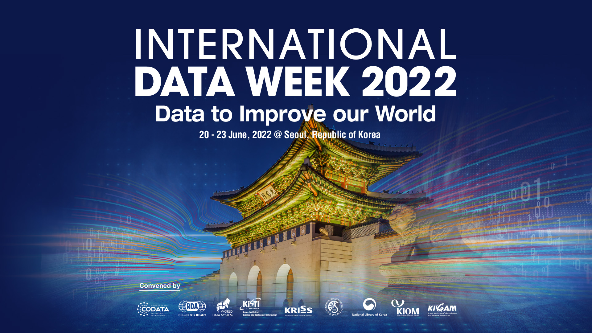 Data Science Events 2023 International Data Week 2022 - Codata, The Committee On Data For Science And Technology