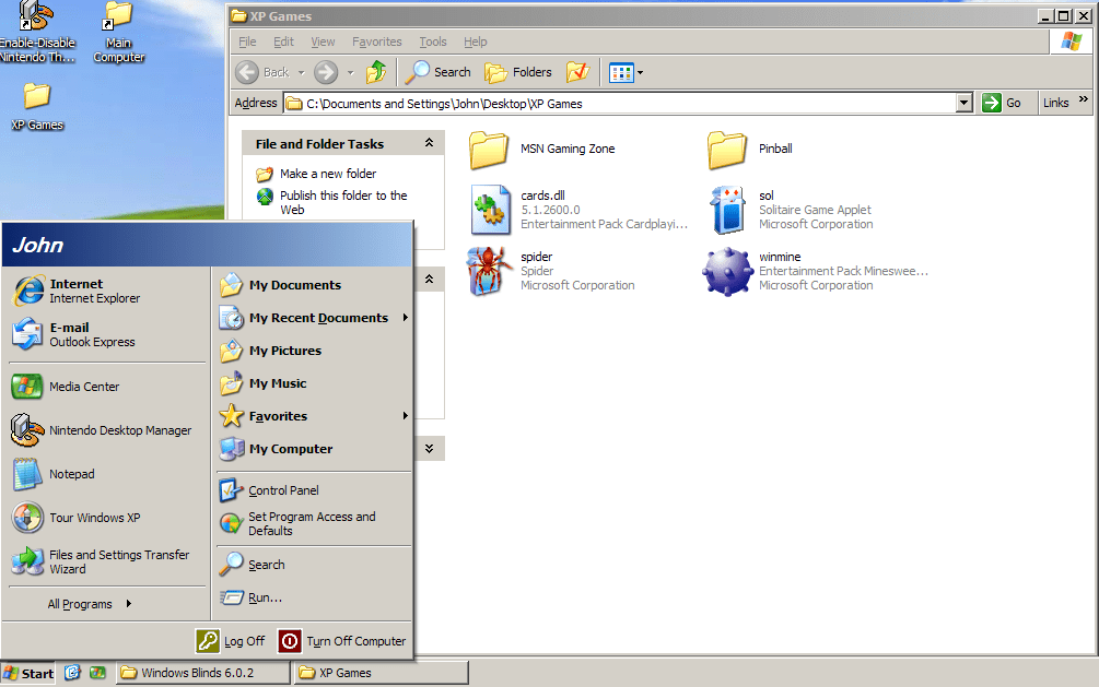 Windows XP Taskbar Classic Shell