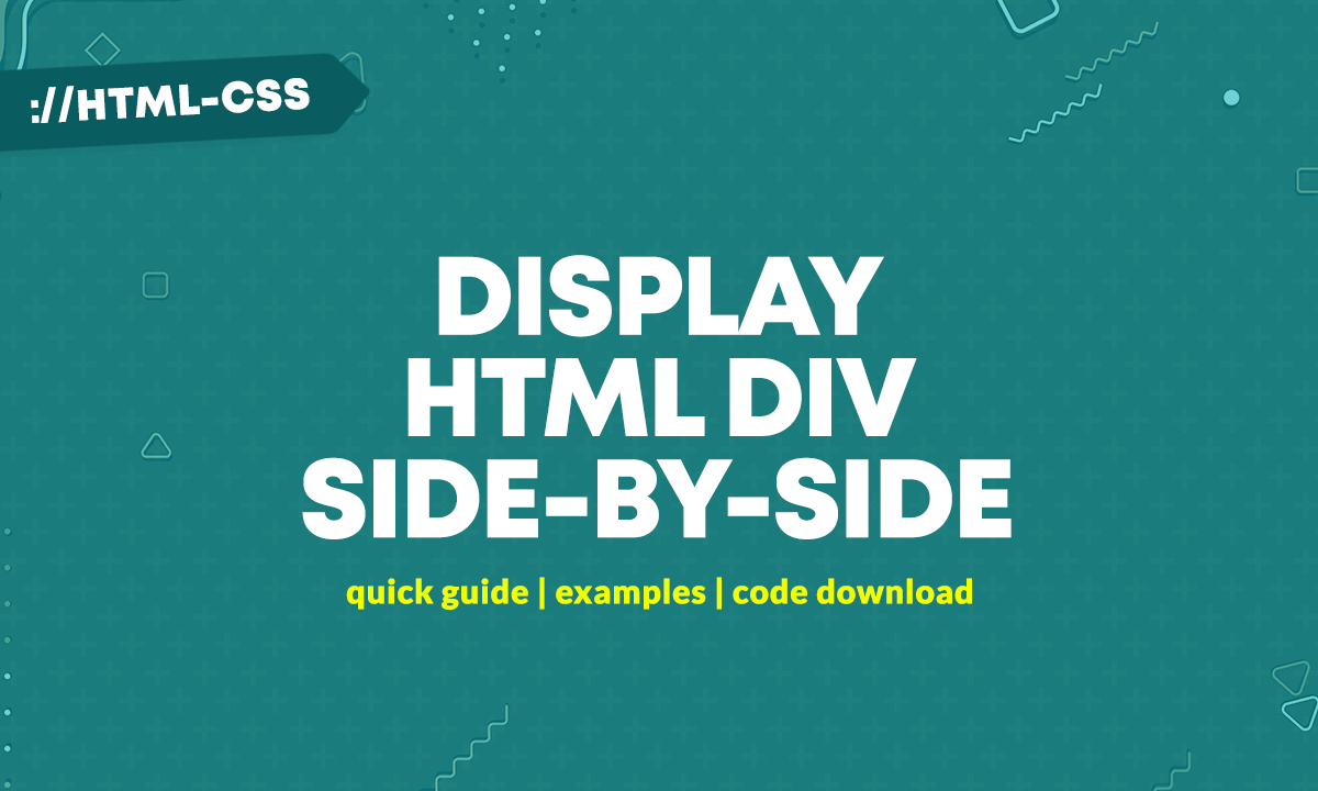 Ways To Display Divs Side By Side Very Simple Examples sexiezpix  Porn