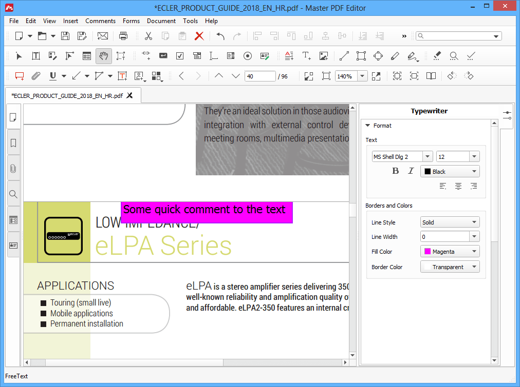 Comment & MarkUp PDF Files Master PDF Editor