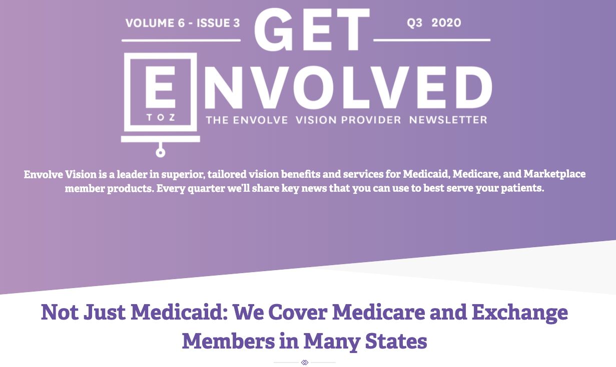 Envolve Benefit Options Newsletter Code Interactive