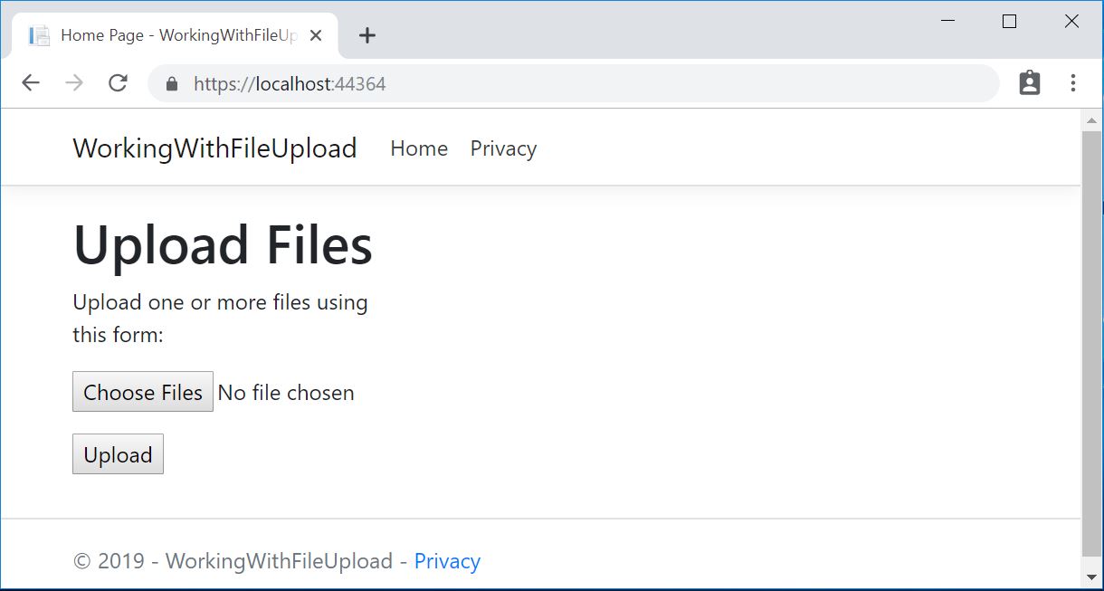 File Upload in Core MVC Code Maze