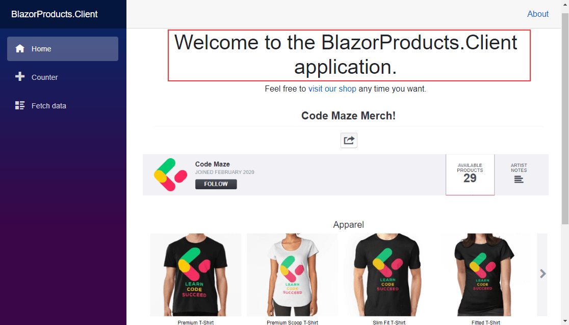 Blazor Components with Arbitrary and Cascading Parameters Code Maze