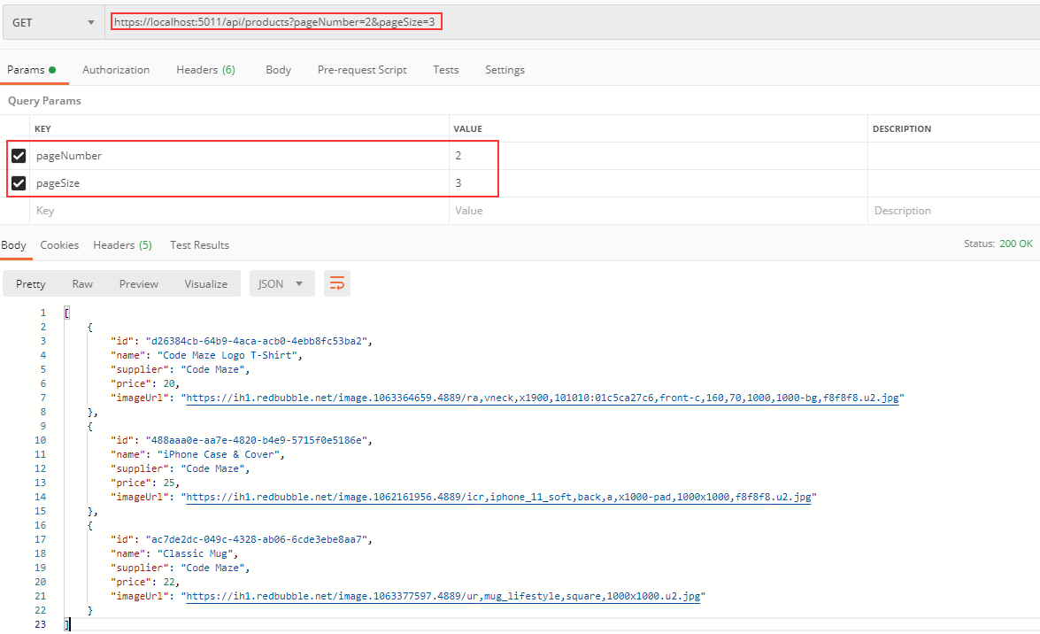 Blazor Assembly Pagination with Core  API