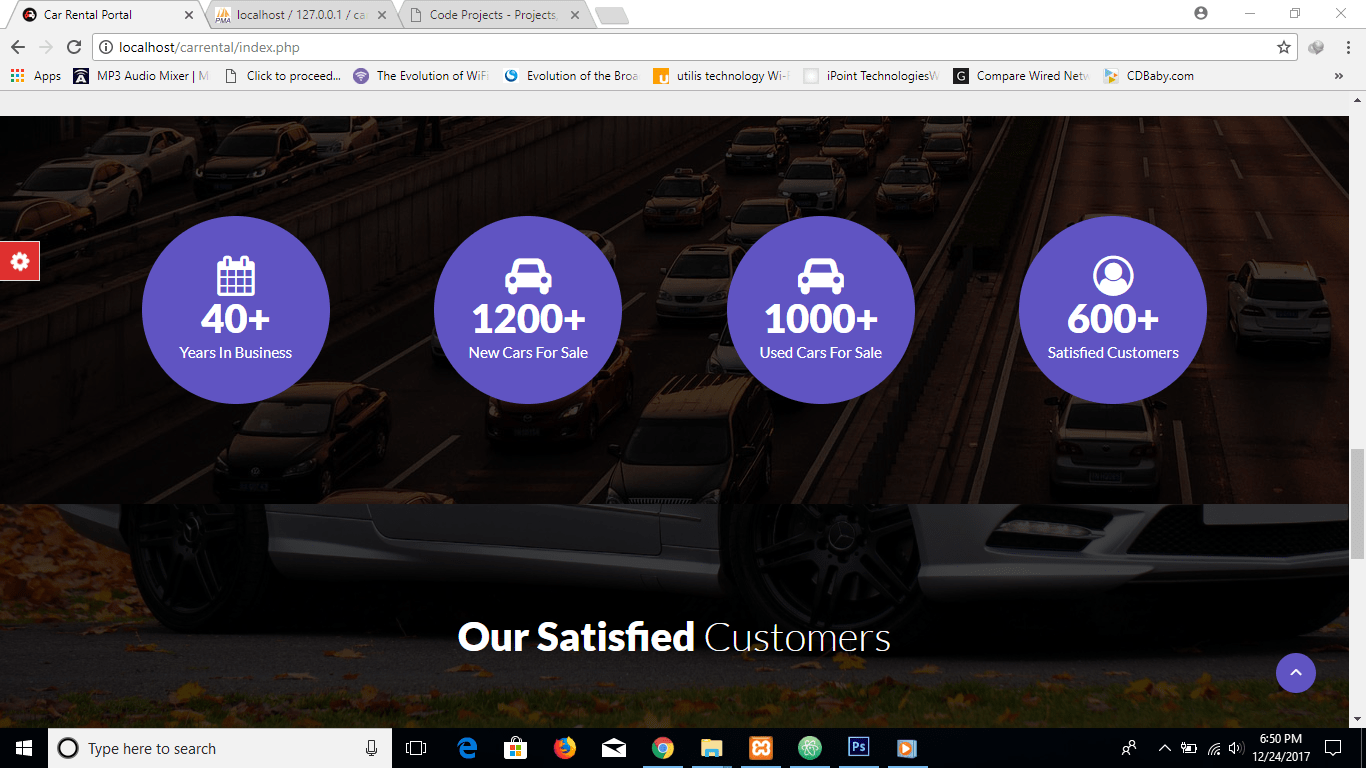 Simple Car Rental System In Php With Source Code Source Code Projects Images