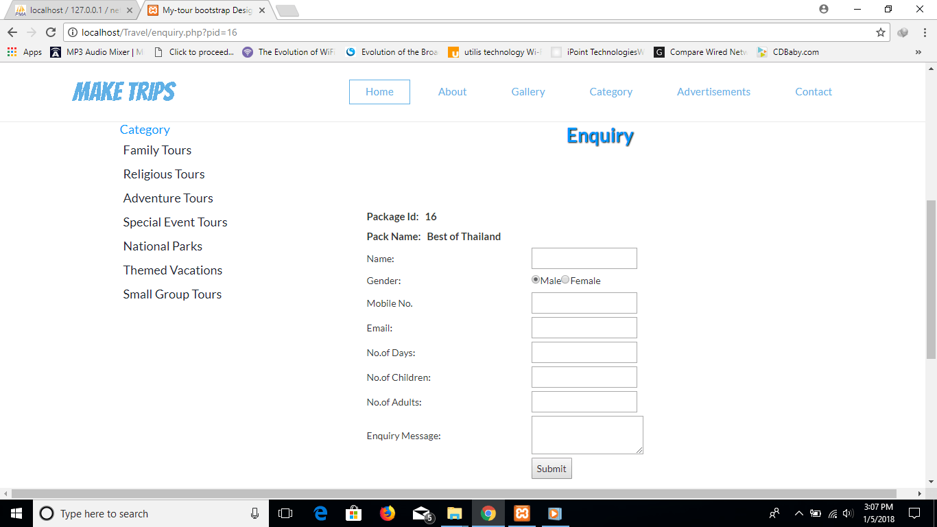 Travel Management System Using PHP With Source Code Code Projects