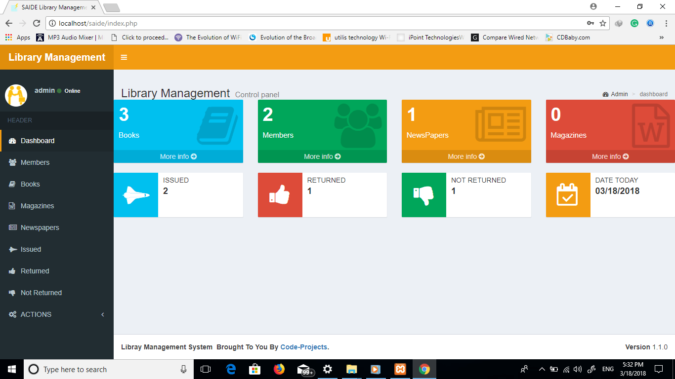 Library Management System In PHP With Source Code Code Projects
