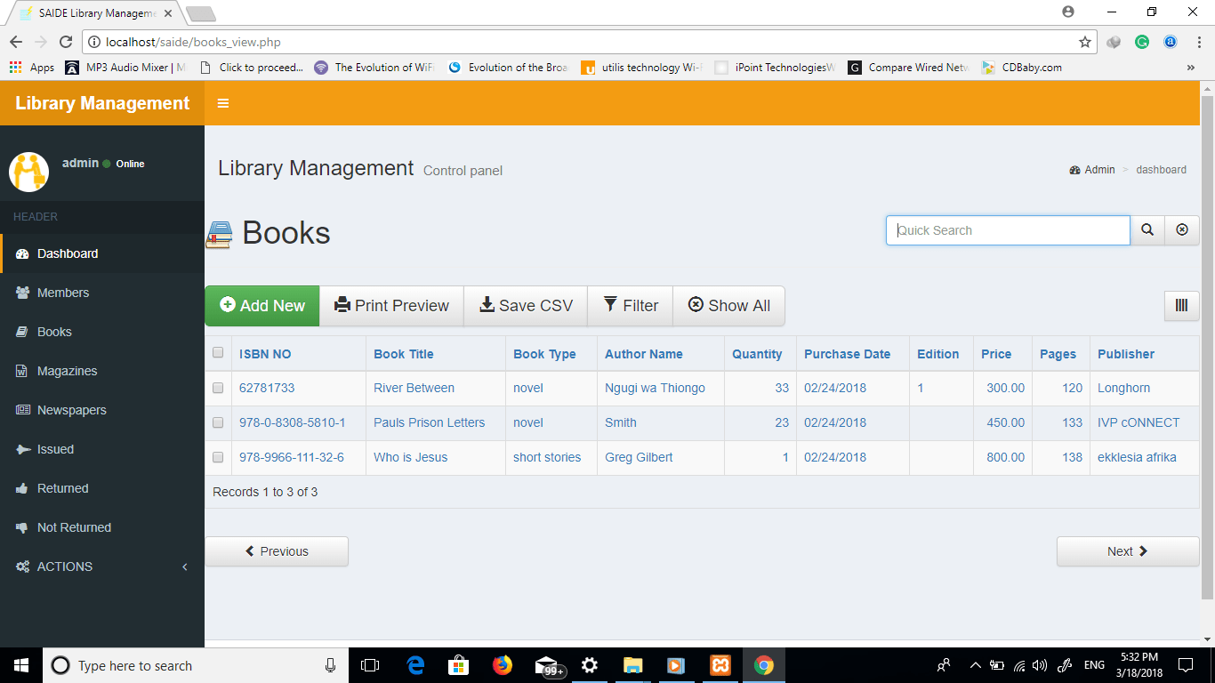Library Management System In PHP With Source Code Code Projects