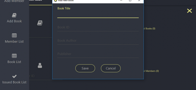 Library Management System In Java And JavaFx With Source Code Source