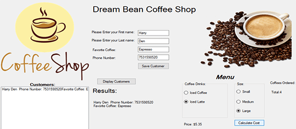 Simple Coffee Shop System In C With Source Code Source Code & Projects