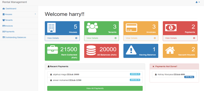 House Rental Management System In PHP With Source Code