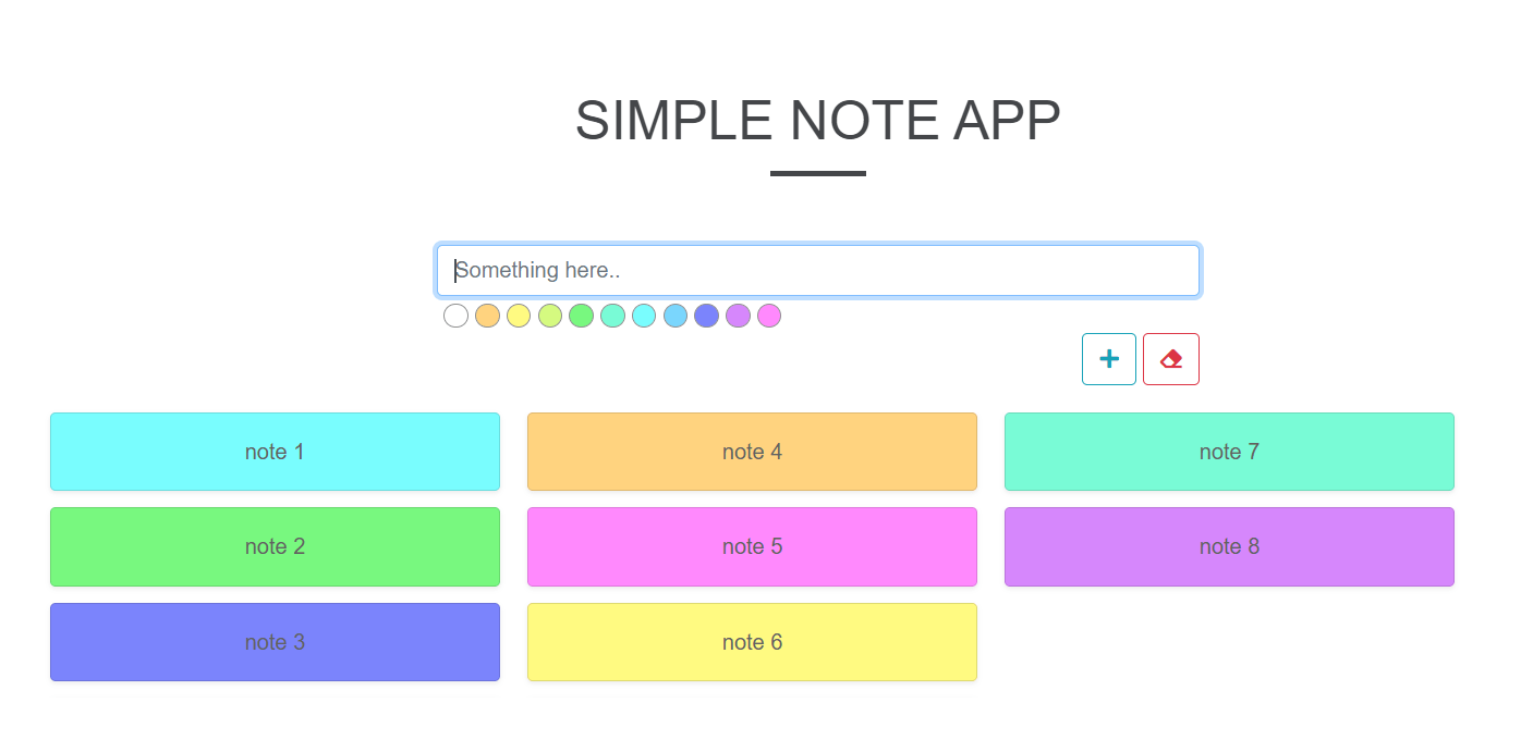 Note App In JavaScript With Source Code Source Code & Projects