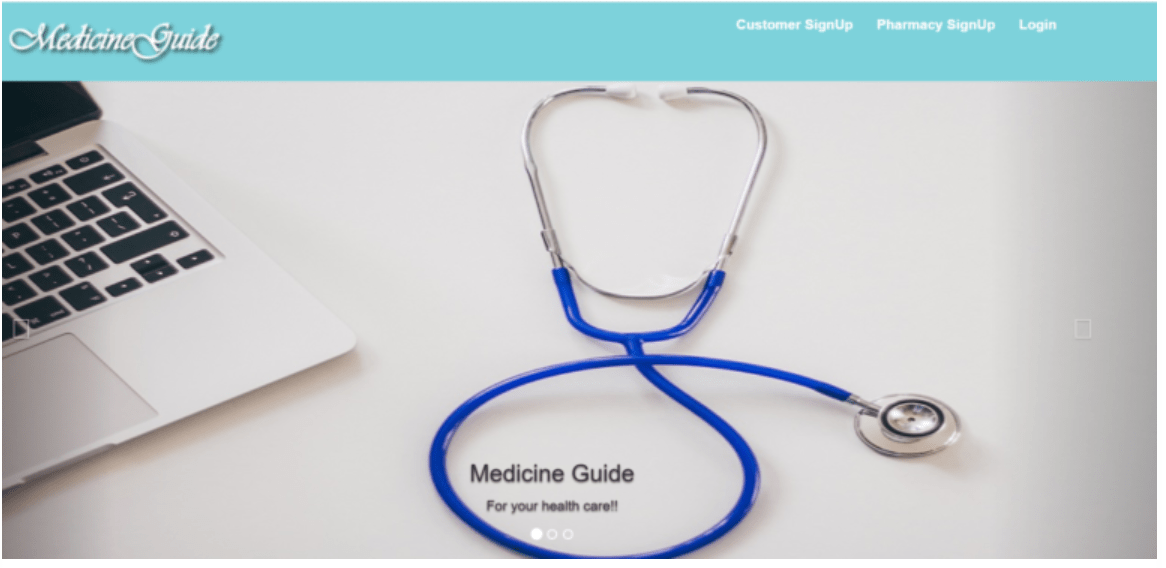 Online Medicine Guide IN PHP, CSS, JavaScript, AND MYSQL FREE DOWNLOAD