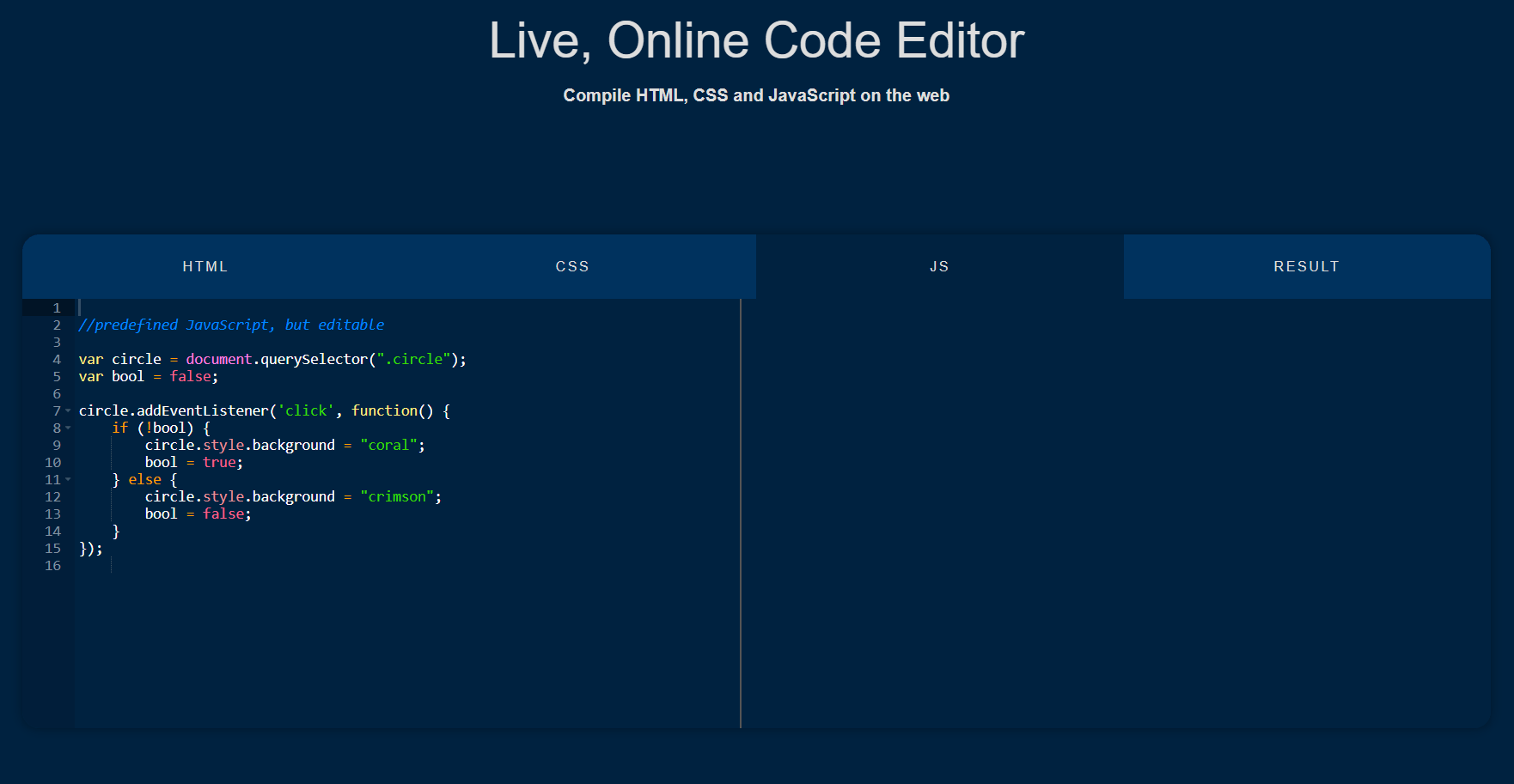 36 Html Editor Code In Javascript Javascript Overflow