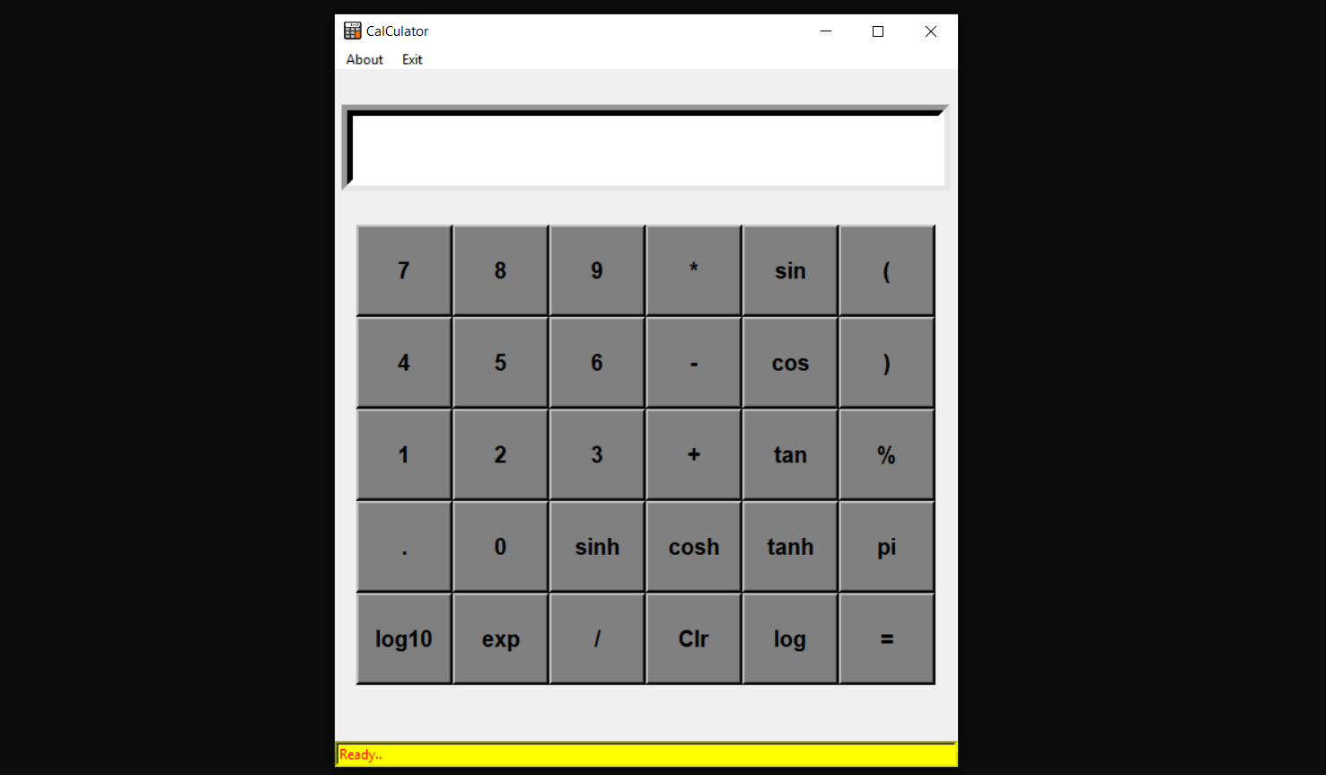 Scientific Calculator Using Python Gui Tkinter Vijay vrogue.co