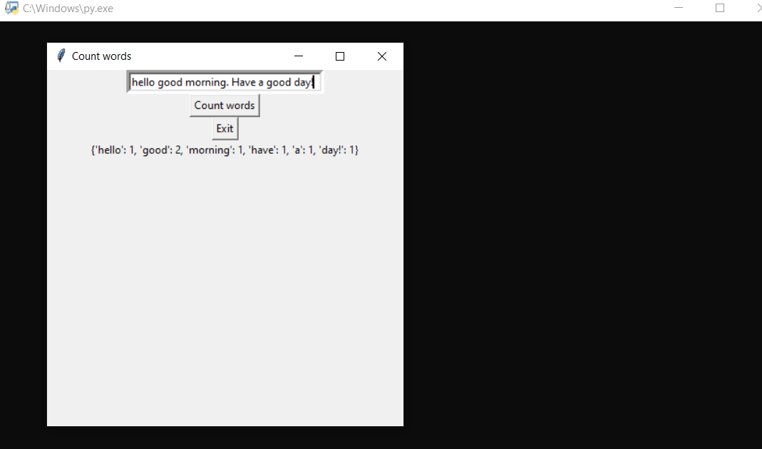Word Count In Python with Source code Source Code & Projects