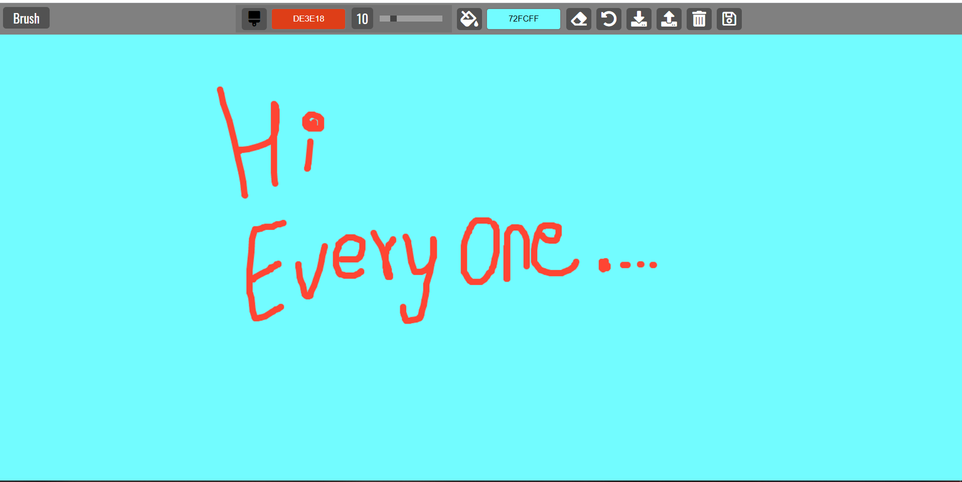 Painting Tool In JavaScript With Source Code Source Code & Projects
